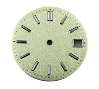XIOKLM Cadran de Montre 28.5mm for NH35 NH35a, avec fenêtre Date, Montres Couleur Noir et Blanc, Mouvement Automatique, Accessoires, pièces(Dial 4)