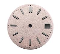 XIOKLM Cadran de Montre 28.5mm for NH35 NH35a, avec fenêtre Date, Montres Couleur Noir et Blanc, Mouvement Automatique, Accessoires, pièces(Dial 6)