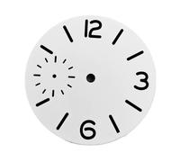 XIOKLM Cadran de Montre 37mm for ETA 6497 ST36, Vert Lumineux avec fenêtre Date, Mouvement Automatique(Dial 4)