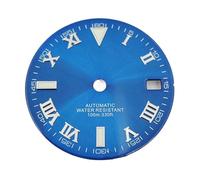 XIOKLM Cadran de Montre avec Aiguilles Vertes, fenêtre Date Lumineuse, 29mm, for NH35 NH36, adapté à 3.0 Heures et .8, Mouvement Automatique(Dial 14)