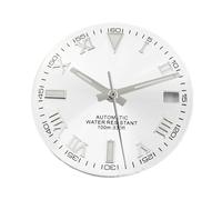 XIOKLM Cadran de Montre avec Aiguilles Vertes, fenêtre Date Lumineuse, 29mm, for NH35 NH36, adapté à 3.0 Heures et .8, Mouvement Automatique(Dial with Hands 6)