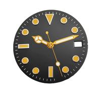 XIOKLM Cadran de Montre NH35 NH36 28.5mm, avec Aiguilles, Visages Noirs et Blancs, Accessoires Mouvement Automatique