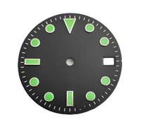XIOKLM Cadran de Montre NH35 NH36 28.5mm, avec Aiguilles, Visages Noirs et Blancs, Accessoires Mouvement Automatique