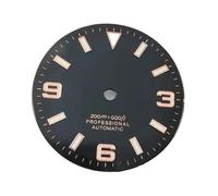 XIOKLM Cadran de Montre NH35 NH36, 29mm, avec Aiguilles Lumineuses, Noir, Blanc, Bleu, Visages, Partie Mouvement Automatique(Dial 11)
