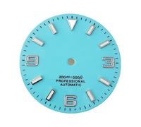 XIOKLM Cadran de Montre NH35 NH36, 29mm, avec Aiguilles Lumineuses, Noir, Blanc, Bleu, Visages, Partie Mouvement Automatique(Dial 16)