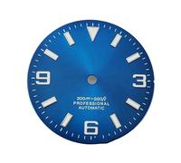 XIOKLM Cadran de Montre NH35 NH36, 29mm, avec Aiguilles Lumineuses, Noir, Blanc, Bleu, Visages, Partie Mouvement Automatique(Dial 15)