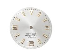 XIOKLM Cadran de Montre NH35 NH36, 29mm, avec Aiguilles Lumineuses, Noir, Blanc, Bleu, Visages, Partie Mouvement Automatique(Dial 12)