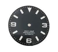 XIOKLM Cadran de Montre NH35 NH36, 29mm, avec Aiguilles Lumineuses, Noir, Blanc, Bleu, Visages, Partie Mouvement Automatique(Dial 10)