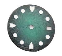 XIOKLM Cadran de Montre Vert Lumineux 28.5mm, adapté à 3.0 Heures et .8 for Le Mouvement NH35 NH36, Accessoires pièces(Dial 4)