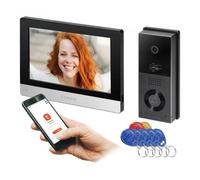 Sonnette vidéo ORNO OR-VID-MA-1079/B, XIRAN, 8" LCD FHD RFID, Tuya Smart