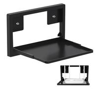xiruiubao Support Mural Routeur, Réglable Etagère Murale pour Routeur Répéteur, Universelle Support de Stockage Mural pour Routeurs, Projecteur, Boîtier TV(28x22cm, Noir)