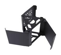 Xiuganpo Abat-jour de Camping Pliable en Alliage D'Aluminium avec Motifs | Abat-jour creux portable pour supports d\'éclairage, table et camping en plein air avec finition noire mate