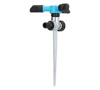 Xiuganpo Arroseur Rotatif Automatique à 360 Degrés, 4 Buses Réglables, Angle de Pulvérisation de 15 °, Broche de Terre en Alliage de Zinc pour Système d'arrosage de Pelouse de Jardin, Entraînement