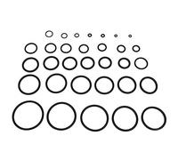 Xiuganpo Assortiment de Joints Toriques en Caoutchouc, 419 Pièces, Kit de Joints d'étanchéité Universels pour Cylindres et Tuyaux, Fabriqués à Partir D'un Matériau Durable, 32 Tailles Disponibles