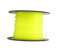 Xiuganpo Bobine de Rechange en Nylon Robuste de 3 Mm pour Débroussailleuse, Mangeur de Cordes et Tondeuse à Gazon, Cordon Rond Jaune (100 m / 328,1 Pieds)