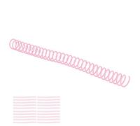 Xiuganpo Bobines de Reliure Spirale en Plastique 19 Mm 3/4 Pouces ID, Spirales de Reliure 30 Trous pour Cahier A4 A5, Paquet de 20 Dos Durables pour Manuelle, Fournitures Scolaires de Bureau (PINK)