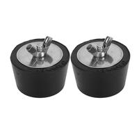 Xiuganpo Bouchon d'hiver pour Piscine, 2 Pièces, Bouchon en Caoutchouc en Acier Inoxydable pour L'hivernage des Canalisations de Piscine (45mm)