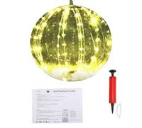 Xiuganpo Boules Lumineuses Flottantes, Lumières Décoratives à énergie Solaire pour Cour et Piscine, 2 Unités