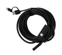 Xiuganpo Caméra Endoscopique USB C 1200P Endoscope de 8 Mm avec Lumière LED Réglable IP68 étanche Caméra d'inspection Serpent Semi-flexible de 5 M pour Smartphone de Type C, Tablette PC