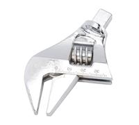 Xiuganpo Clé à Molette à Tête Ajustable, Ouverture Ultra Large en CRV, | Acier au chrome vanadium, carré convexe 9x12 mm, pour ynamométrique standard