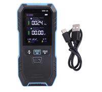 Xiuganpo Compteur EMF, Détecteur de Rayonnement de Champ électromagnétique 3 en 1 avec écran LCD, Alarme Sonore et Lumineuse, Rechargeable, pour Inspection EMF au Bureau à Domicile,