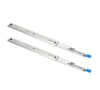 Xiuganpo Coulisse de Tiroir 30in, Verrouillable, Robuste 265lb, pour | Glissière à roulement à billes à Extension complète, montage latéral, Rail de verrouillage amovible pour armoires,