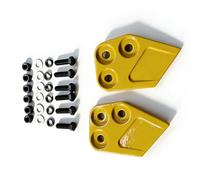 Xiuganpo Dents de Godet de Mini-pelle Série 23 | Acier allié à Faible Teneur en Carbone, Sol Dur Gravier Sable, Usage Agricole Construction, Compatible avec Chargeuse