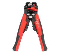 Xiuganpo Dénudeur de Fil Automatique, Outil Ergonomique pour Dénuder et Sertir 8 Pouces, adapté à un Usage Domestique et en Usine, en Alliage de Zinc, 1 unité (rouge)