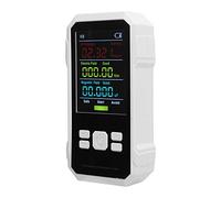 Xiuganpo Détecteur de Rayonnement, Testeur de Champ électromagnétique d'alerte Sonore d'indication de Couleur, Compteur EMF avec Détection Multi-champs pour Usage Industriel de Bureau à Domicile,