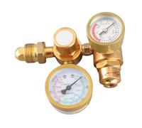 Xiuganpo Détendeur de Soudage au Gaz Argon CO2 Manomètre TIG MIG Débitmètre | Soupape de réduction de pression de cylindre, jauge d\'entrée 4500 psi, sortie 1/4 po, pour le soudage TIG MIG