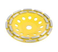 Xiuganpo Disque de Meulage Diamant avec Double Bord de Sablage pour des Coupes Nettes, Idéal pour Meuleuse D'angle, Machine à Polir, Meulage de Pierre/asphalte/céramique (180mm)