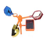 Xiuganpo Dissuadeur D'oiseaux à Lumière Solaire et Son, Dispositif de | Répulsif d\'oiseaux à énergie solaire avec alarme, effaroucheur d\'oiseaux réfléchissant entraîné par le vent pour verger,