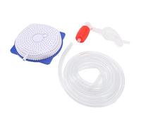 Xiuganpo Écumeur de Piscine, Siphon Automatique avec Tuyau de 4,5 M | Pompe à Siphon pour couverture de piscine, avec tuyau de 177 pouces, pour vidange de piscine, Portable, Durable