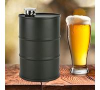 Xiuganpo Flasque en Acier Inoxydable 700 Ml, Flasque Portable pour Vin, Liqueur, Bière avec Couvercle Hermétique pour les Voyages en Plein Air - Durable, étanche, Cadeau de Grande capacité (Vert OD)