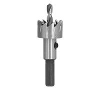 Xiuganpo Foret de Scie Cloche en Acier Rapide, Coupe-trou de 22 Mm pour Métal, Bois et Plastique, Ouvre-trou à Tige Triangulaire, épaisseur de Coupe de 3 Mm pour l'Acier Inoxydable