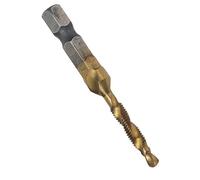Xiuganpo Foret Hélice Taraudage Avec Emmanchement Hexagonal, Embout de (M4) | Taraud combiné HSS à revêtement, pour bois, plastique, aluminium, kit de chanfreinage