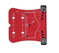 Xiuganpo Gabarit de Perçage pour Charnière 35mm, Guide de Forage en | Perforateur de charnière, avec gabarit de localisation de trous de 35mm, pour charnière d\'armoire à bois, résistant à la