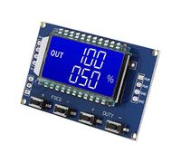 Xiuganpo Générateur de Signal carré, Module PWM avec écran LCD, pour (BLUE) | Cycle de service de fréquence d\'impulsion réglable 0-100 %, communication par port série, pour le contrôle du pilote de