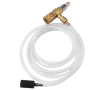 Xiuganpo Injecteur Chimique pour Nettoyeur Haute Pression, Contrôle du Rapport de Dilution Réglable, Kit d'Injecteur de Savon en Aval, Injecteur de Détergent Réglable avec Buse de Pulvérisation et