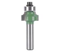 Xiuganpo Jeu de Fraises à Arrondir 4 Pièces, Queue de 8 Mm, 3/4 Po à (4 | Embouts en carbure avec guide de roulement à billes, compatibles avec les toupies portatives pour le travail du bois, bords
