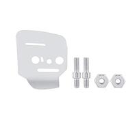 Xiuganpo Jeu de Goujons de Barre de Tronçonneuse avec écrous Intérieurs et Vis à Collier pour MS650 MS660, Kit de Plaque de Guidage de Remplacement en Métal Durable