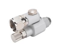 Xiuganpo Joint Pivotant pour Pulvérisateur de Peinture sans Air, fileté | Remplacement Direct pour 287030, Rotation à 180°, Vanne D'arrêt de 3600 PSI, Arrête les Gouttes, Convient aux Pistolets à