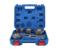 Xiuganpo Kit de 9 Forets pour Scie Cloche à Béton, 30 Mm, 40 Mm, 65, 80, 100, Ensemble d'ouvre-trou avec Tige, Foret SDS Plus et SDS en Acier Tungstène pour la Coupe de Murs en Brique, Pierre,