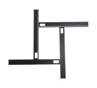 Xiuganpo Kit de Jonction de Rail de Guidage Réglable pour Scie Circulaire électrique, Piste Coulissante de 500 Mm, Coupe-bordure pour le Travail du Bois avec Matériau Antirouille en Alliage