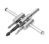Xiuganpo Kit de Scie à Trous Circulaires Réglables, Durable et Polyvalent pour les Projets de Bricolage sur le Bois, 1 Ensemble (40-120 millimètres)