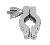 Xiuganpo Kit de Serrage Sous Vide KF16, Charnière à écrou Papillon en Acier | Collier de serrage pour écrou à oreilles à dégagement rapide avec joint torique FKM pour fours à vide, chambres de dégazage