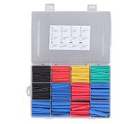 Xiuganpo Kit de Tubes Thermorétractables, Souples, Flexibles et Ignifuges, pour le Regroupement et la Réparation de Câbles, 850 Pièces