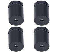 Xiuganpo Kit de Vis d'entretoise pour Clous Publicitaires en Acier Inoxydable, 12 Ensembles de Supports de Verre pour Miroir, Finition Brossée, Outils de Quincaillerie de Montage Mural 0,7x1 Pouces