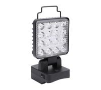 Xiuganpo Lampe de Travail LED, 1200-1500LM 3 Modes IP67, Lampe de Travail Portable étanche, de sans Fil avec Poignée Intégrée, Chargement USB pour Camping, Randonnée, Chantiers, Garage, Atelier