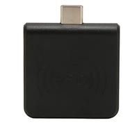 Xiuganpo Lecteur de Carte Téléphonique pour EM4100 (BLACK) | Construction ABS, Scanner Portable de Type C 125 KHz, Alerte Sonore 20 dB.